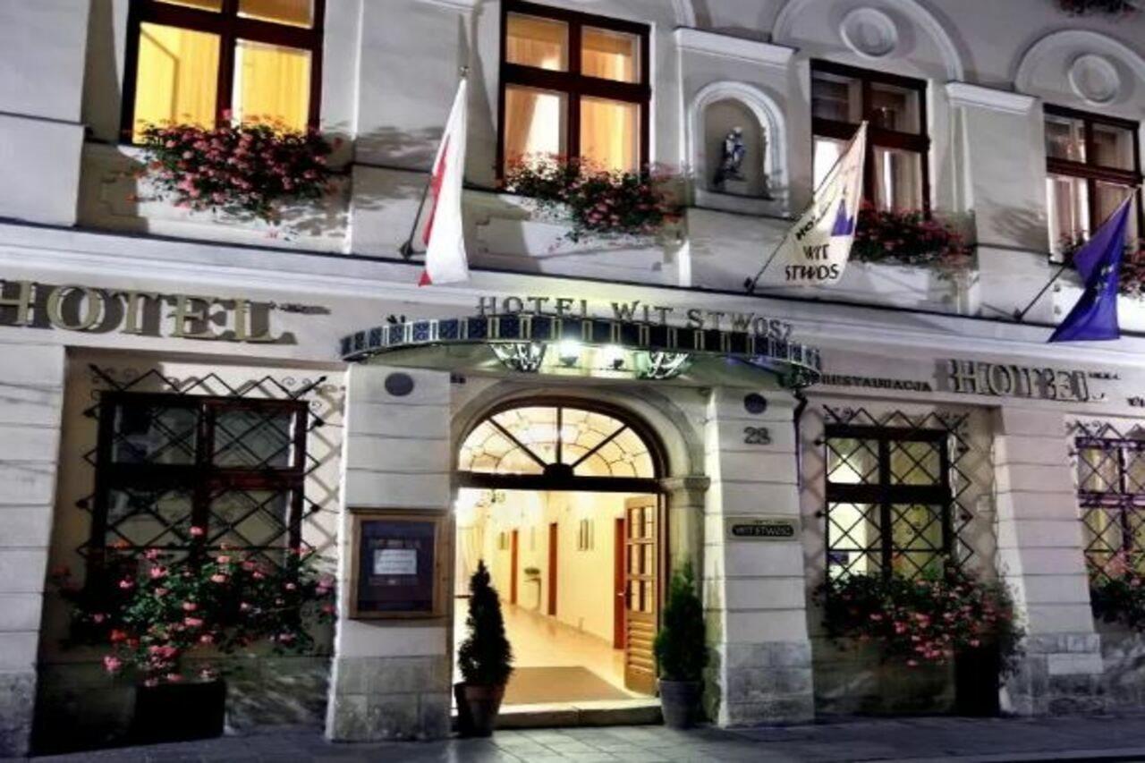 Hotel Wit Stwosz Cracóvia Exterior foto